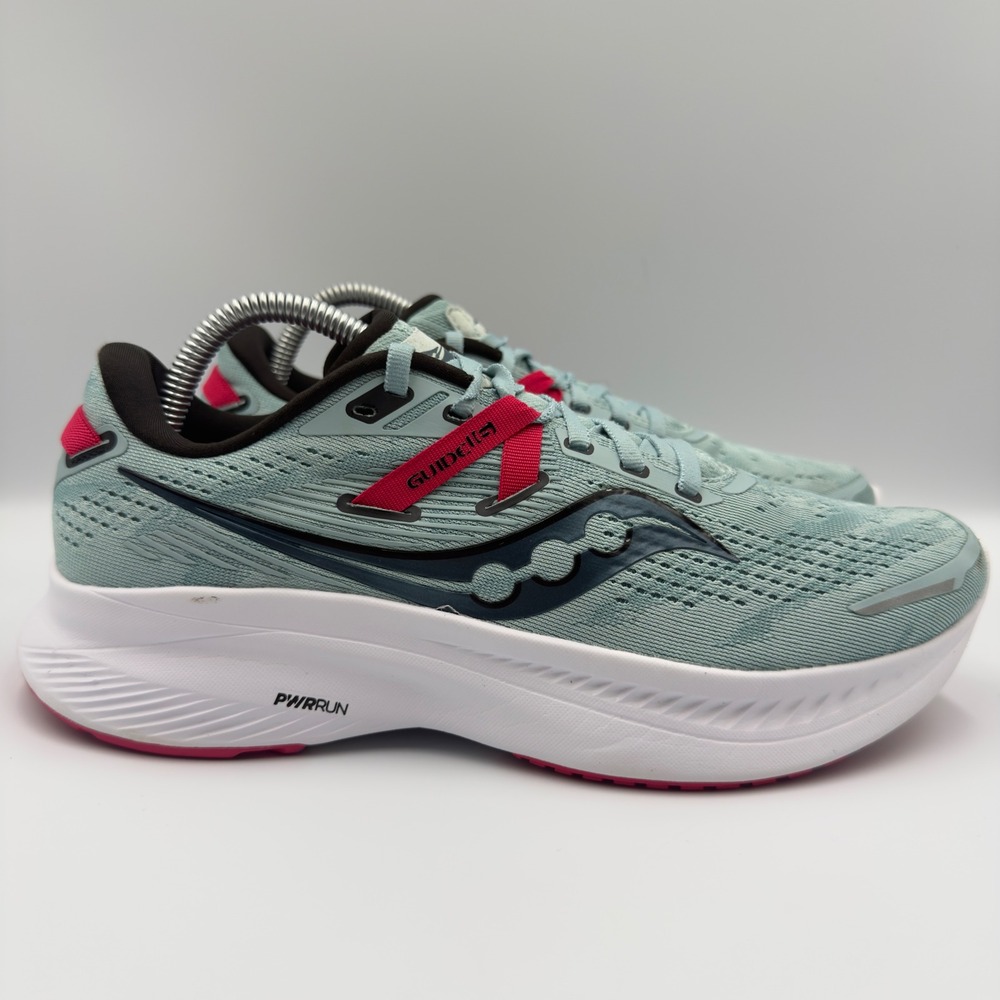 Saucony Guide 15 Womens Size 9 Running Shoes S10810-16 Blue Pink